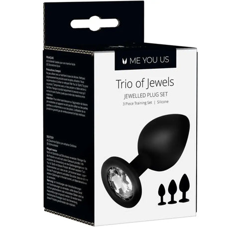 Jewel Butt Plug Anal Training Set - Fast Shipping - Dildos United Kingdom Stoke-on-trent