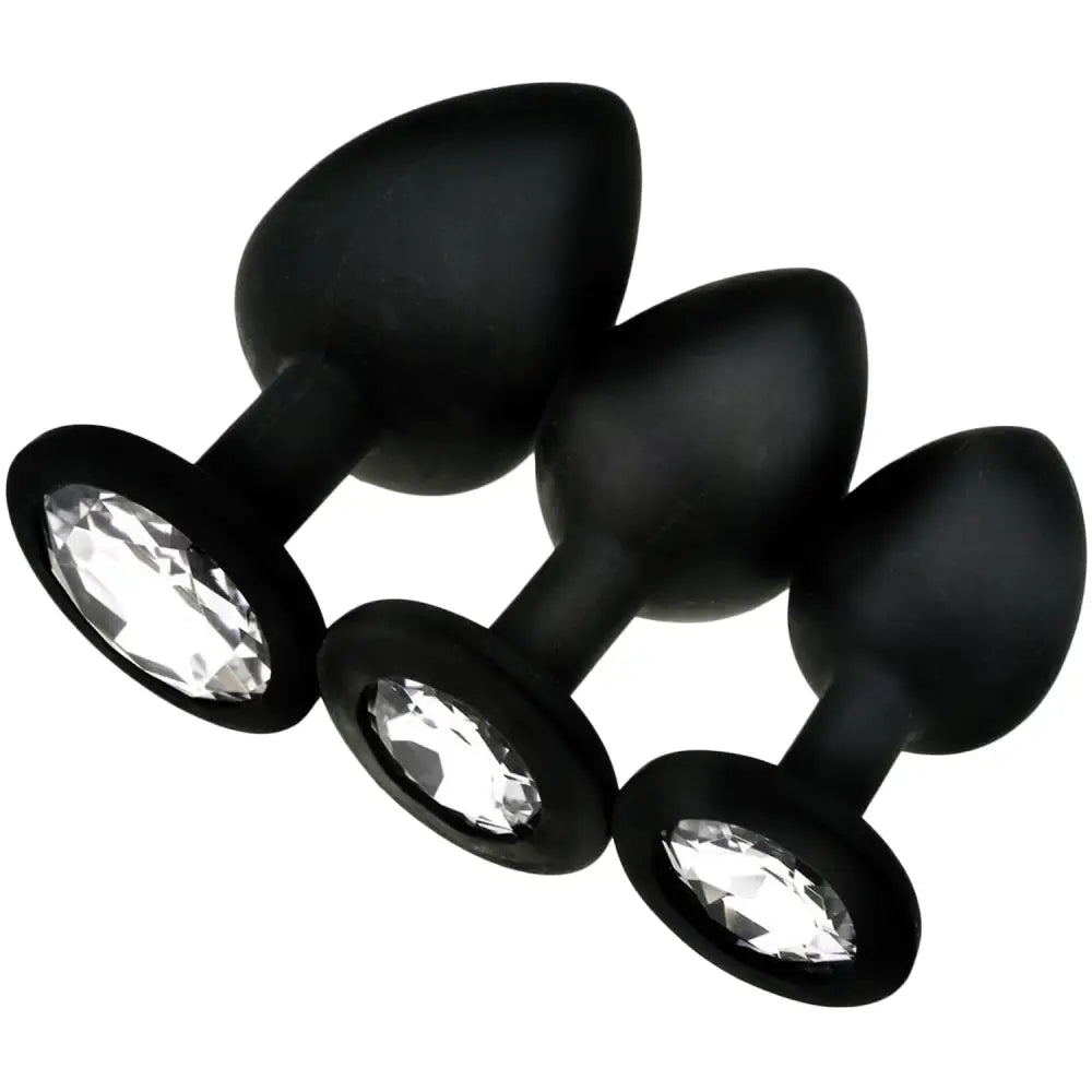 Jewel Butt Plug Anal Training Set - Fast Shipping - Dildos United Kingdom Stoke-on-trent