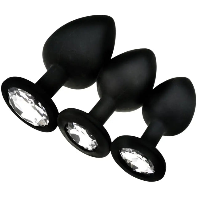 Jewel Butt Plug Anal Training Set - Fast Shipping - Dildos United Kingdom Stoke-on-trent