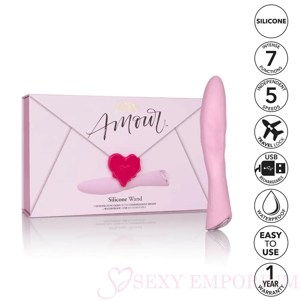 Jopen Amour Wand Vibrator - Pink - Save 15% - Jopen - Fast Shipping - United Kingdom Stoke-on-trent