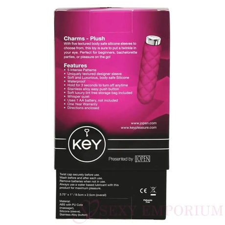 Jopen Charms Petite Massager - Pink - Save 20% - Jopen - Fast Shipping - Vibrator United Kingdom Stoke-on-trent