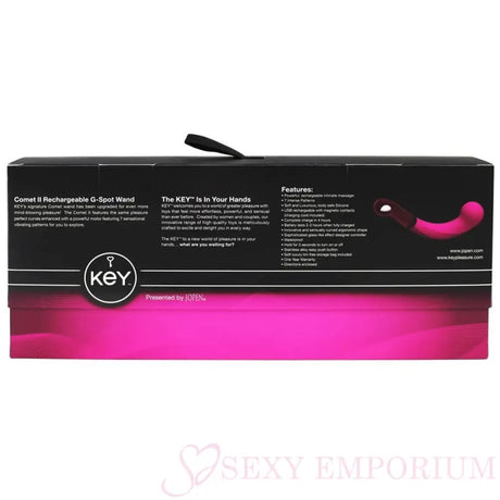 Jopen Comet 2 Rechargeable G-spot Wand Pink - Save 15% - Jopen G-spot - Fast Shipping - Vibrator United Kingdom Stoke-on-trent