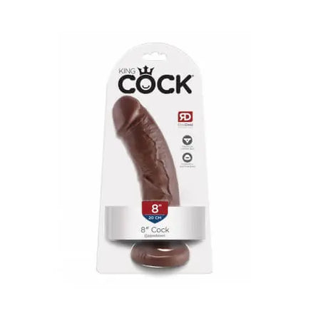 King Cock 8 Inch Cock-brown - Save 15% - Cock-brown - Fast Shipping - Dildo United Kingdom Stoke-on-trent