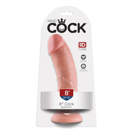 King Cock 8inch - Light - 8inch - Fast Shipping - New Products United Kingdom Stoke-on-trent