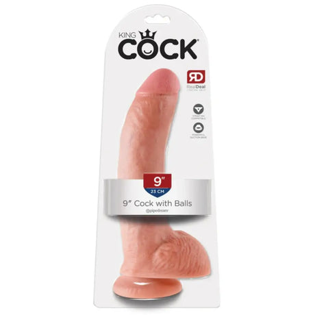 King Cock 9inch with Balls - Light - 9inch - Fast Shipping - New Products United Kingdom Stoke-on-trent