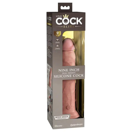King Cock Elite 9inch Silicone Dual Density - Light - 9inch - Fast - New Products United Kingdom Stoke-on-trent