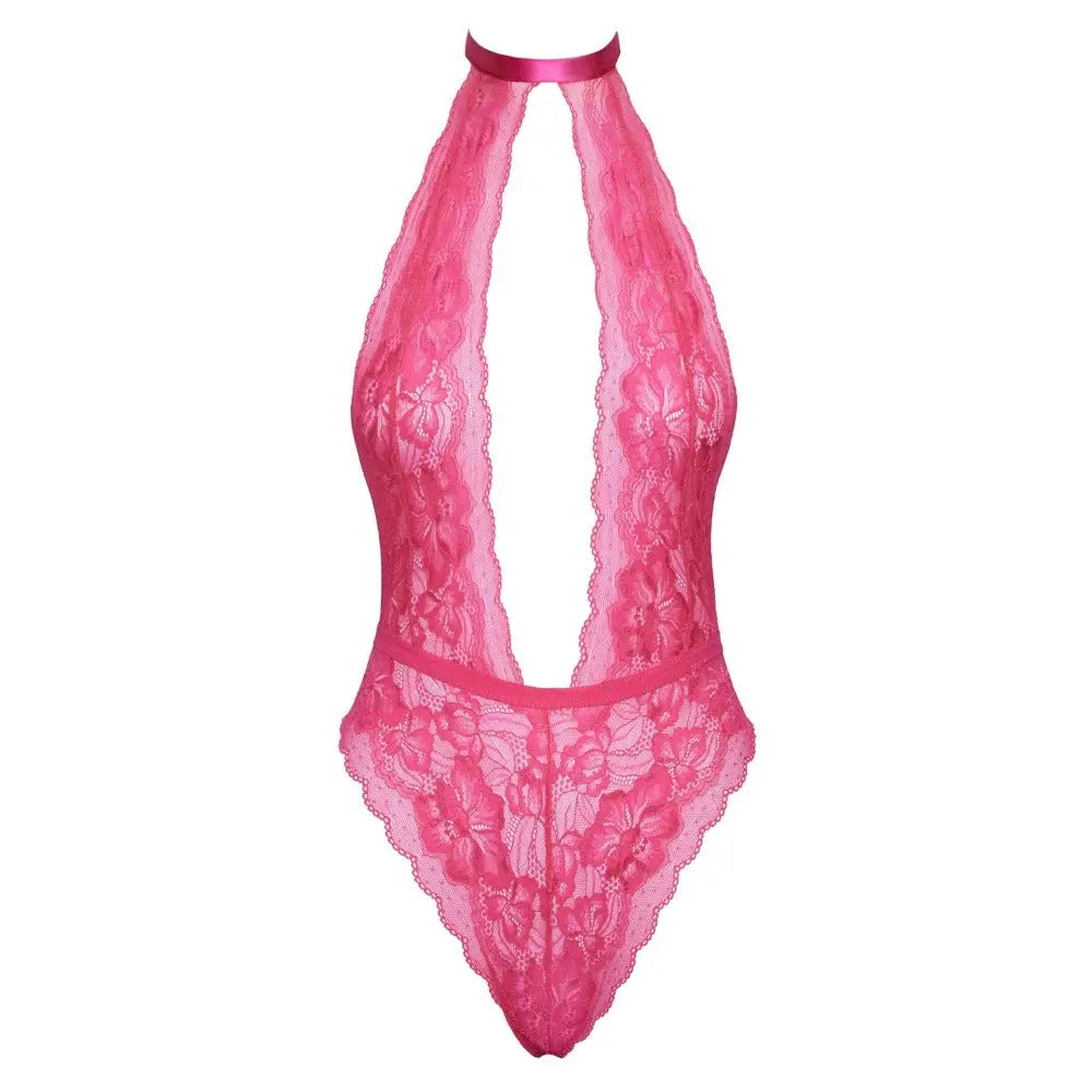 Kissable Halterneck Lace Body Pink - Fast Shipping - Sale United Kingdom Stoke-on-trent