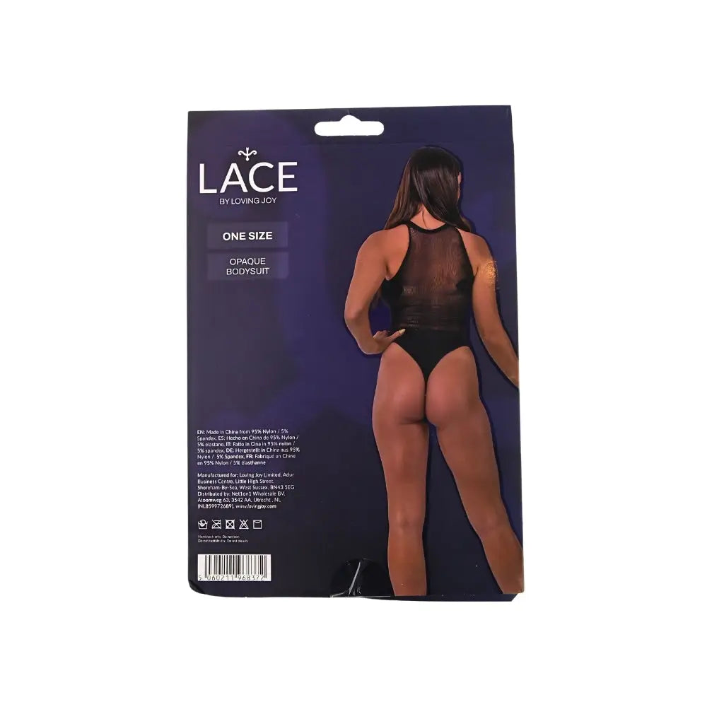 Lace by Lj Opaque Bodysuit Black - Save 25% - Sale United Kingdom Stoke-on-trent
