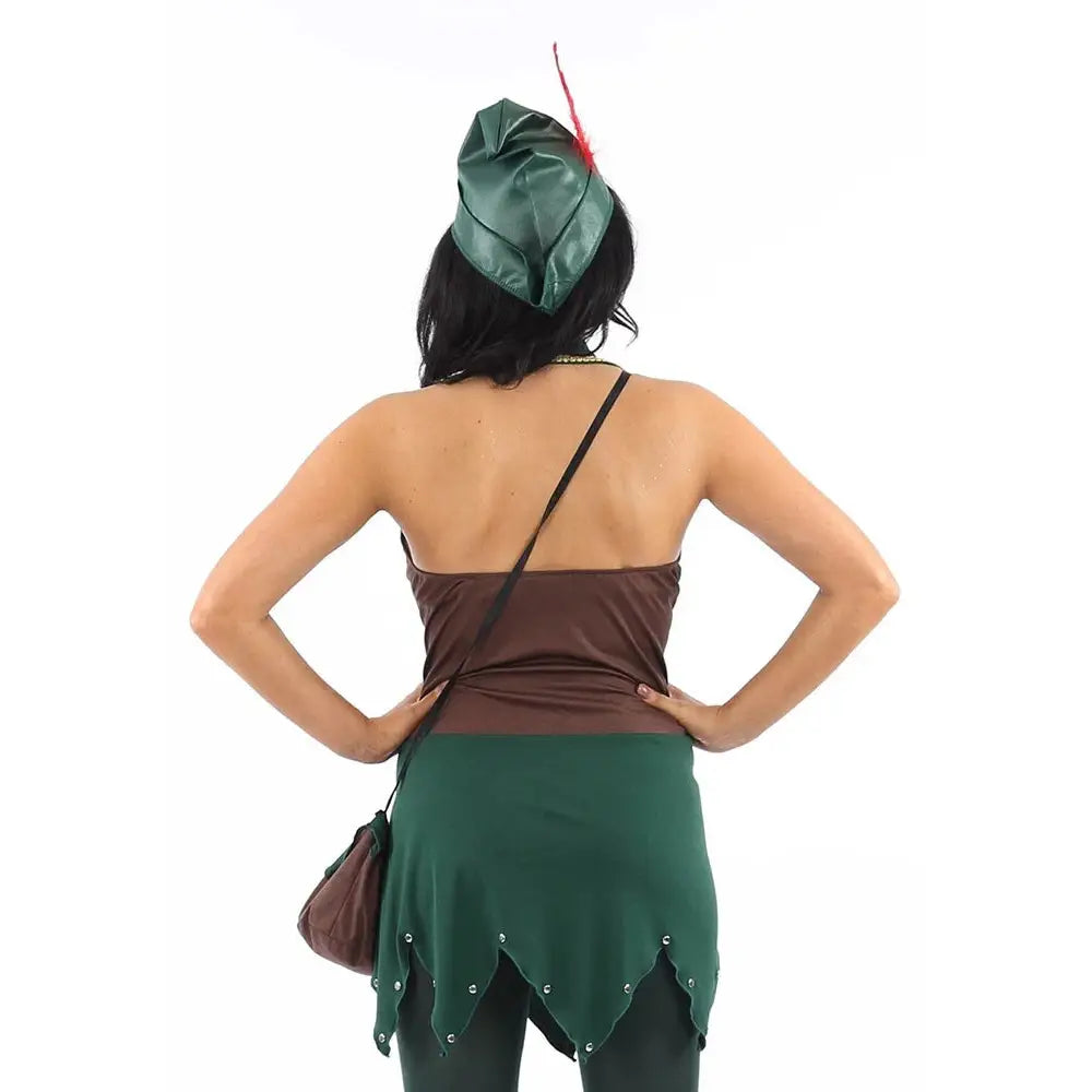 Ladies Adult Robin Hood Peter Pan Costume Sexy Fairytale Outfit Free Post - Free - Costumes United Kingdom Stoke-on-trent
