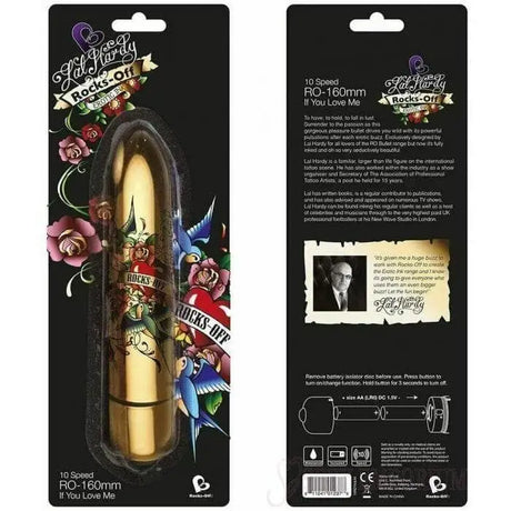 Lal Hardy Rocks off Erotic Ink 10 Speed Big Vibrator - Save 15% - off - United Kingdom Stoke-on-trent