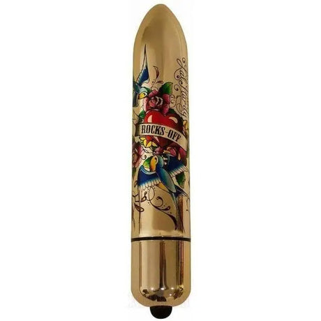 Lal Hardy Rocks off Erotic Ink 10 Speed Big Vibrator - Save 15% - off - United Kingdom Stoke-on-trent
