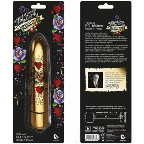 Lal Hardy Rocks off Erotic Ink 10 Speed Large Vibrator - Save 15% - off - United Kingdom Stoke-on-trent