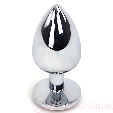 Large Jewelled Steel Butt Plug - Red - Save 15% - Fast Shipping - Sale United Kingdom Stoke-on-trent
