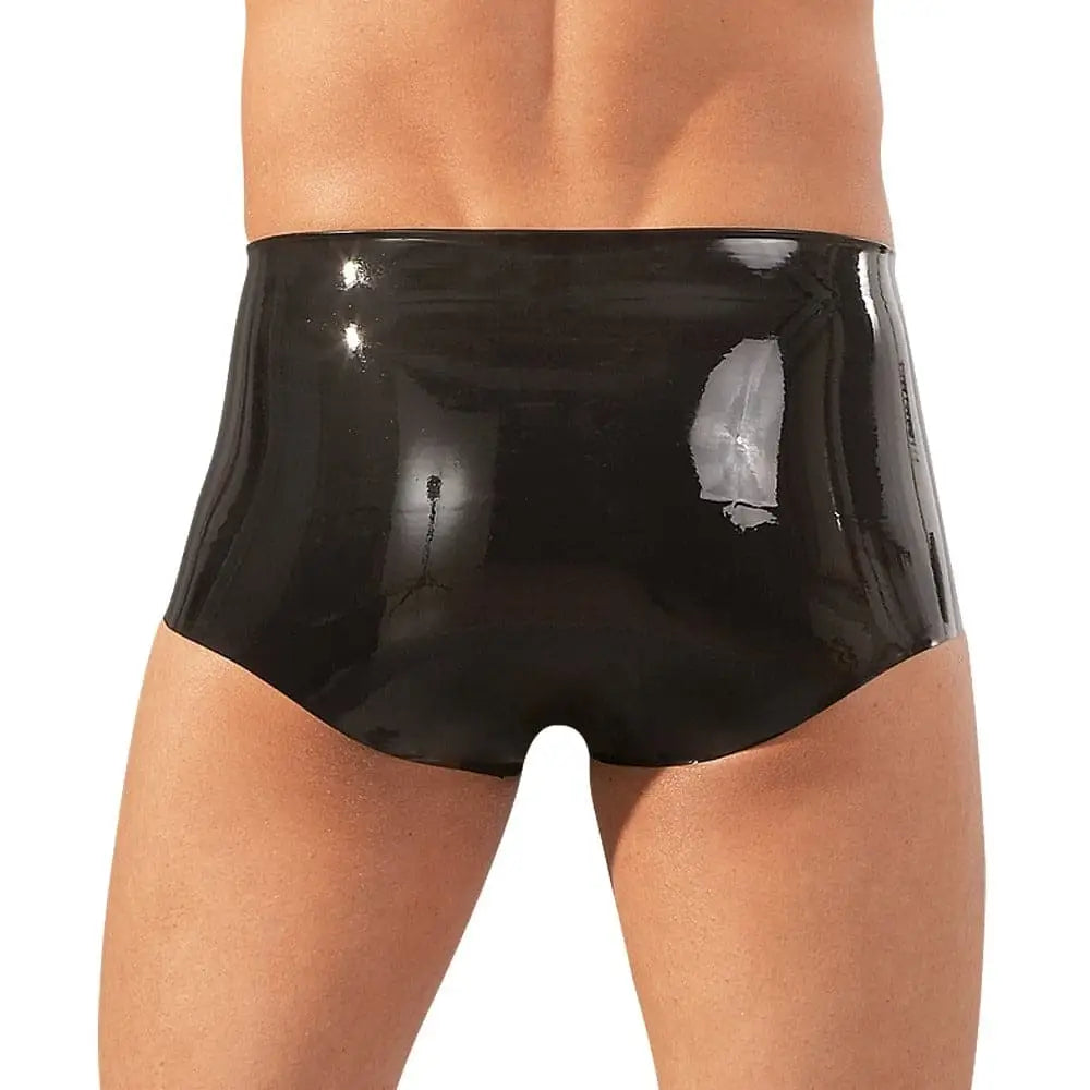 Latex Boxers with Penis Sleeve Black - with - Fast Shipping - Sale United Kingdom Stoke-on-trent