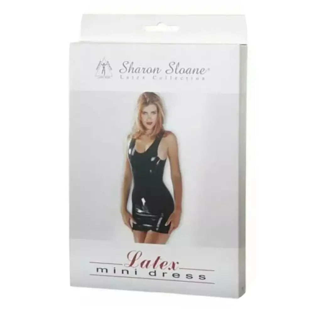 Latex Dress Black Sharon Sloane Collection Mini Sleeveless Medium Uk Size 10-12 - Save 10% - Uk - Sale United Kingdom Stoke-on-trent