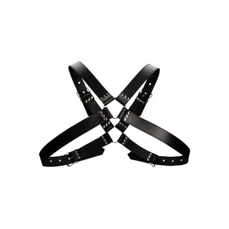 Leather Harness with Large Buckle one Size - one - Fast Shipping - Bondage & Fetish United Kingdom Stoke-on-trent