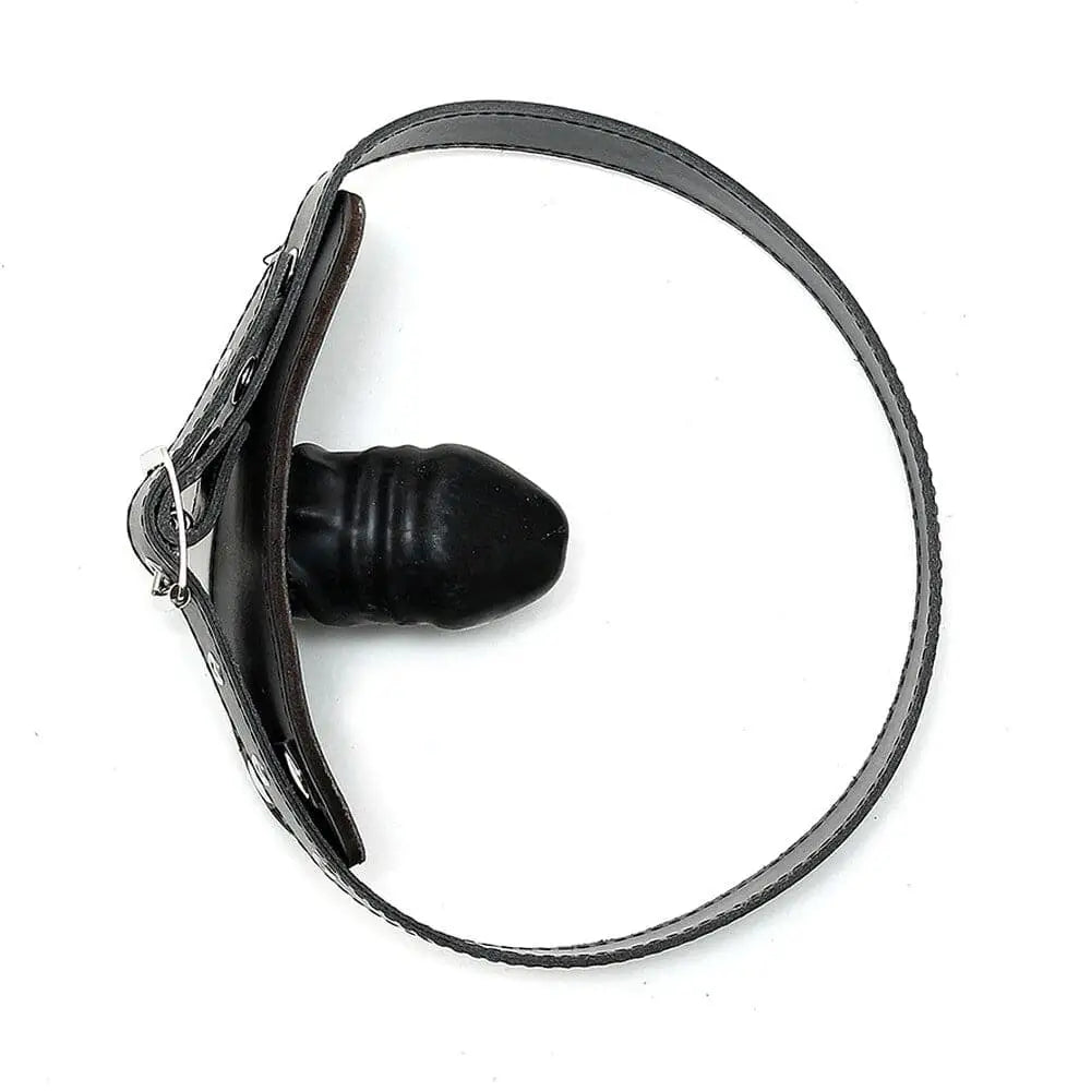 Leather Penis Gag - Save 20% - Fast Shipping - Dildo United Kingdom Stoke-on-trent