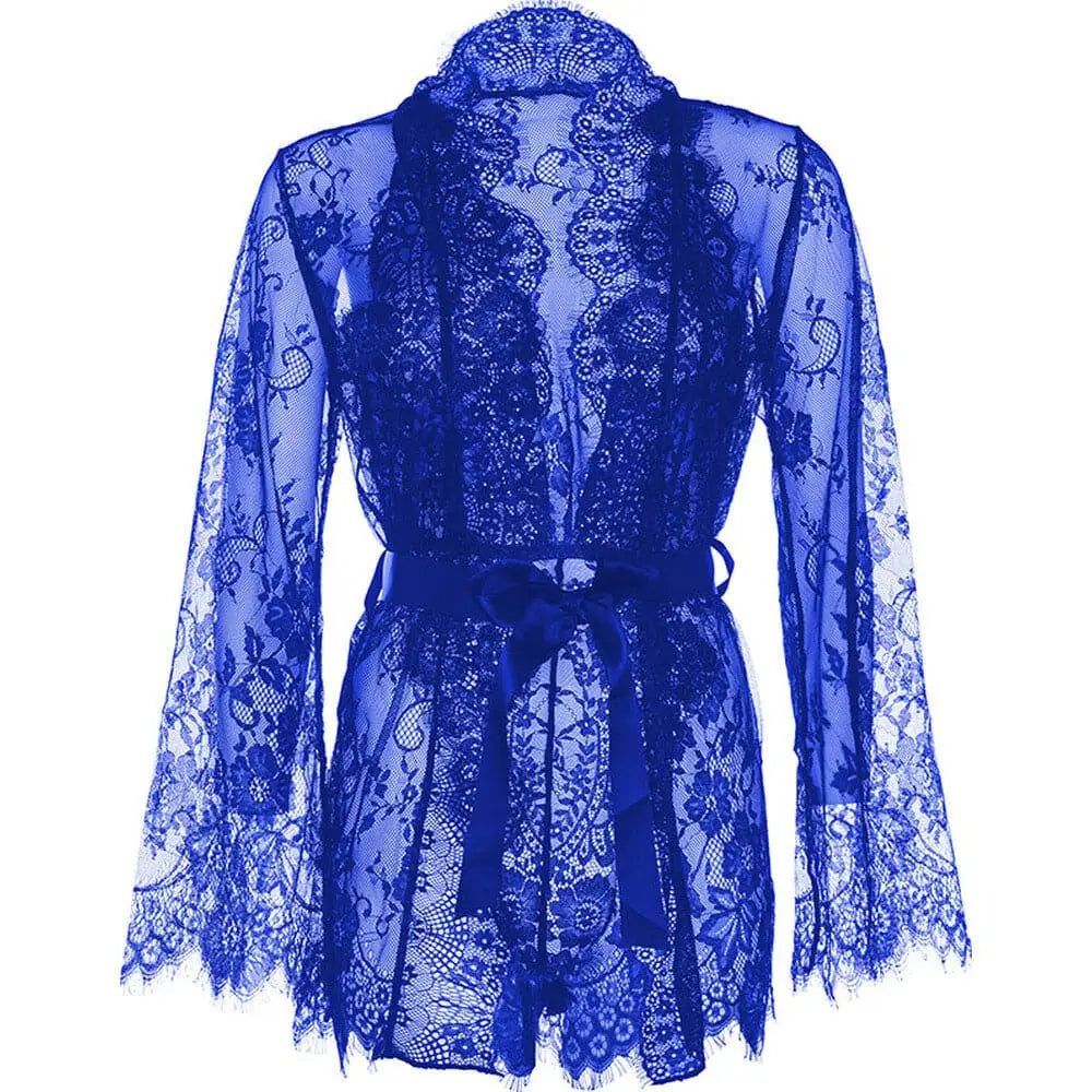 Leg Avenue Floral Lace Teddy and Robe - Fast Shipping - Sale United Kingdom Stoke-on-trent