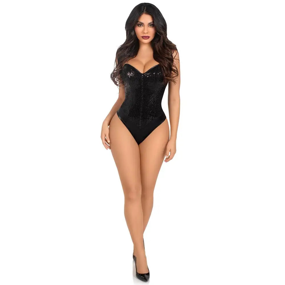 Leg Avenue Sequin Bodysuit - Fast Shipping - Sale United Kingdom Stoke-on-trent