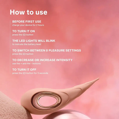 Lelo Dot Cruise Clitoral Vibrator Peach Please - Lelo - Fast Shipping - United Kingdom Stoke-on-trent