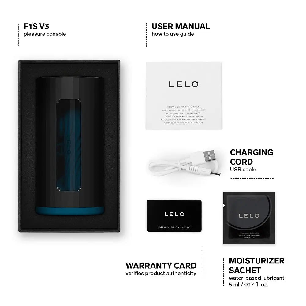 Lelo F1s V3 Ai Interactive Male Masturbator Blue - Lelo F1s Ai - Fast Shipping - Masturbators United Kingdom Stoke-on-trent