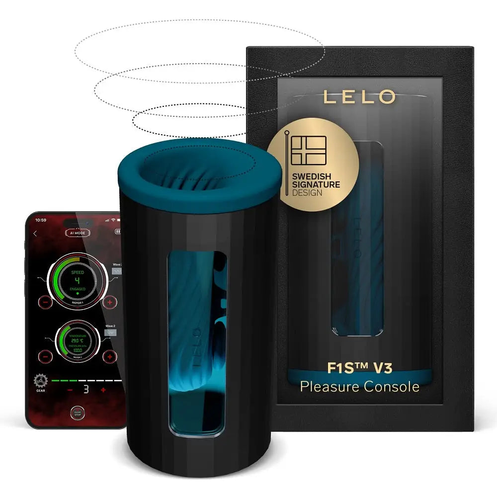 Lelo F1s V3 Ai Interactive Male Masturbator Blue - Lelo F1s Ai - Fast Shipping - Masturbators United Kingdom Stoke-on-trent