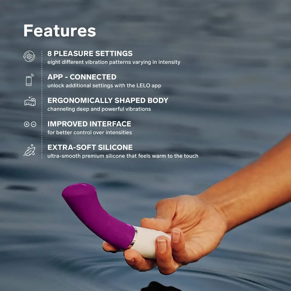 Lelo Gigi 3 App Controlled G-spot Vibrator Deep Rose - Lelo G-spot - Fast Shipping - United Kingdom Stoke-on-trent