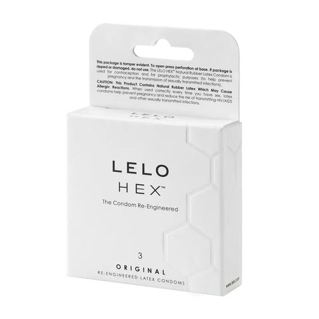Lelo Hex Condoms Original 3 Pack - Lelo Hex Pack - Fast Shipping - Sex Essentials United Kingdom Stoke-on-trent