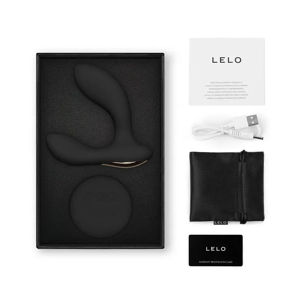 Lelo Hugo 2 Remote Controlled Prostate Massager Black - Lelo - Fast Shipping - Vibrator United Kingdom Stoke-on-trent