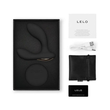 Lelo Hugo 2 Remote Controlled Prostate Massager Black - Lelo - Fast Shipping - Vibrator United Kingdom Stoke-on-trent