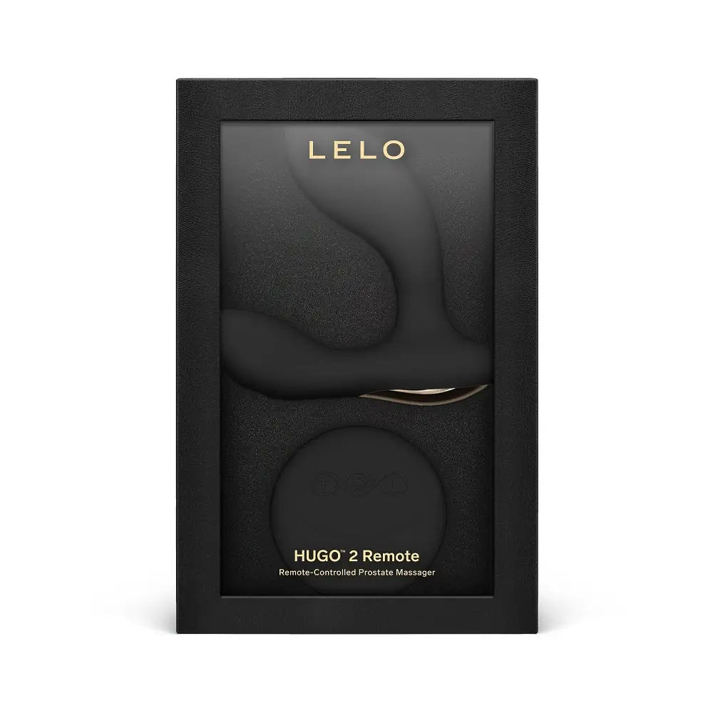 Lelo Hugo 2 Remote Controlled Prostate Massager Black - Lelo - Fast Shipping - Vibrator United Kingdom Stoke-on-trent