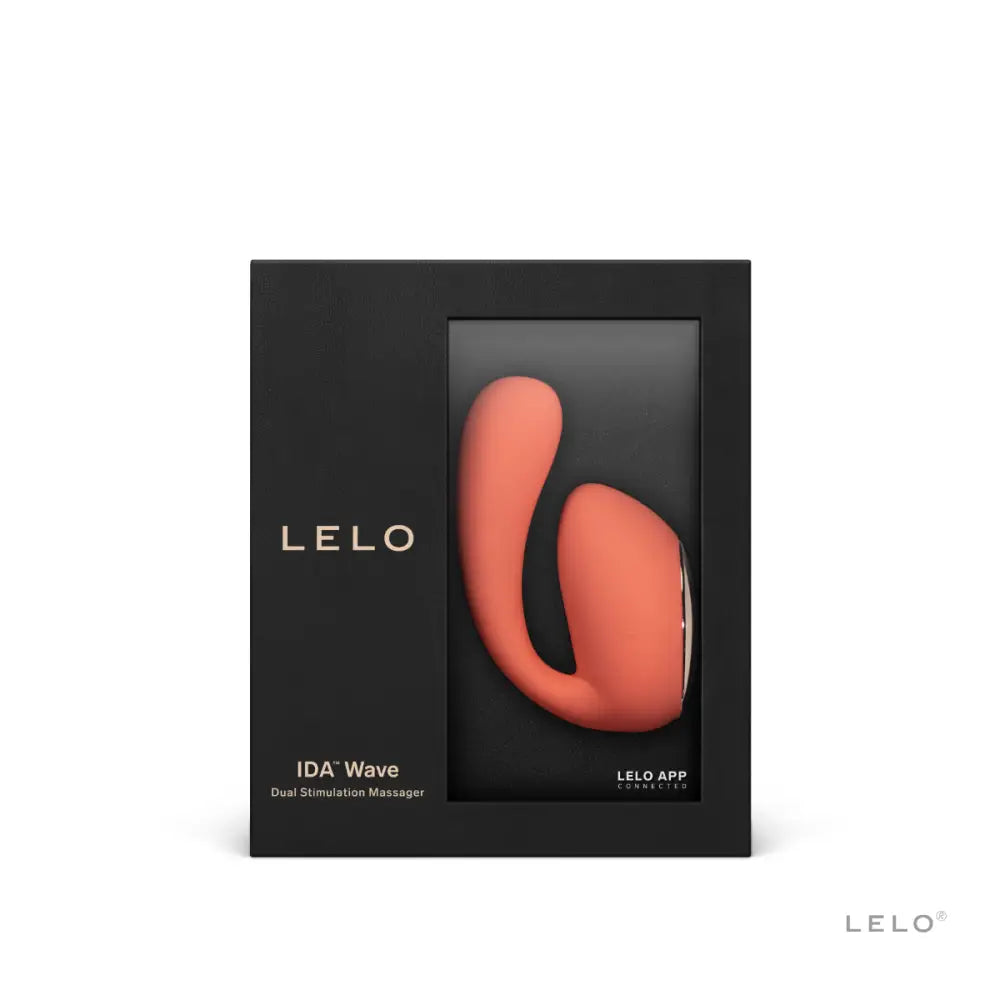 Lelo Ida Wave - Coral Red - Save 10% - Fast Shipping - Vibrator United Kingdom Stoke-on-trent