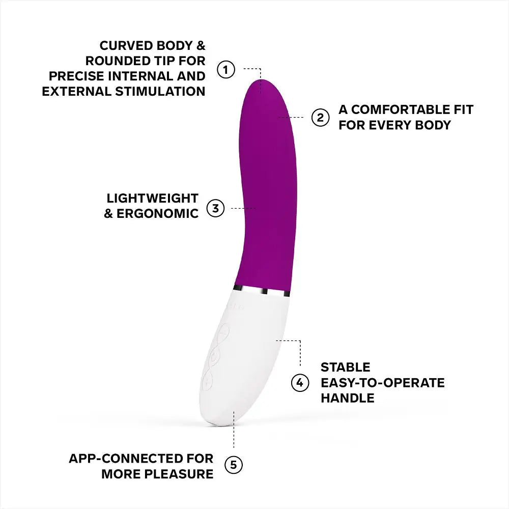 Lelo Liv 3 App Controlled G-spot Vibrator Deep Rose - Lelo Liv G-spot - Fast Shipping - United Kingdom Stoke-on-trent