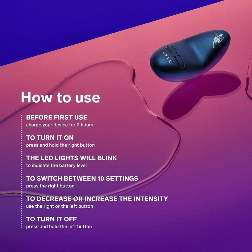 Lelo Nea 3 Clitoral Massager Black - Lelo - Fast Shipping - Vibrator United Kingdom Stoke-on-trent