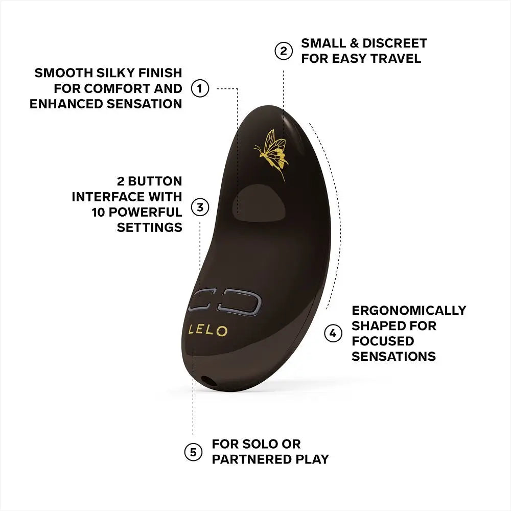 Lelo Nea 3 Clitoral Massager Black - Lelo - Fast Shipping - Vibrator United Kingdom Stoke-on-trent