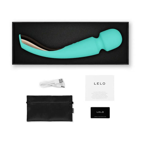 Lelo Smart Wand 2 Large Aqua - Lelo - Fast Shipping - Vibrator United Kingdom Stoke-on-trent