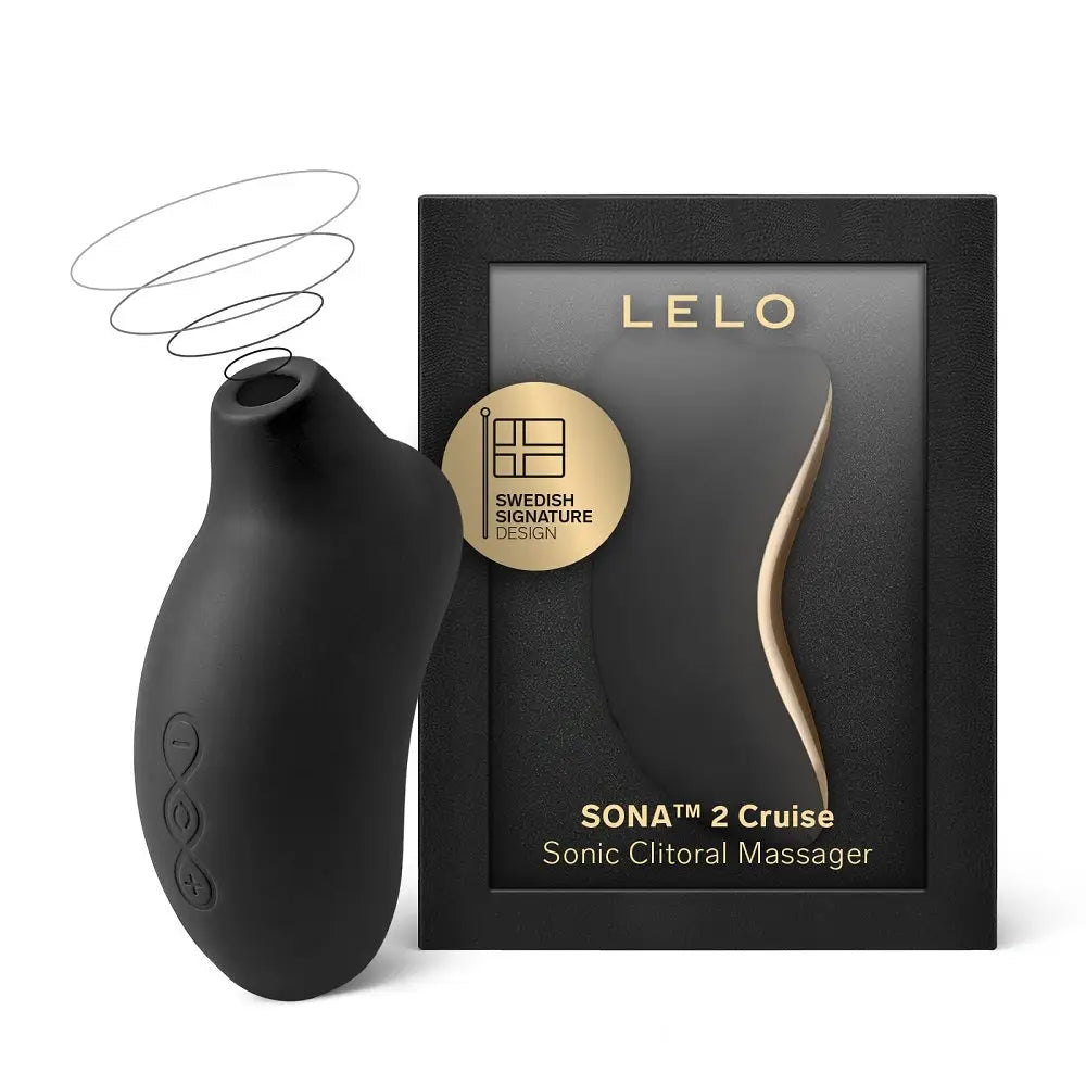 Lelo Sona 2 Cruise Clitoral Massager Black - Lelo Sona - Fast Shipping - Vibrator United Kingdom Stoke-on-trent