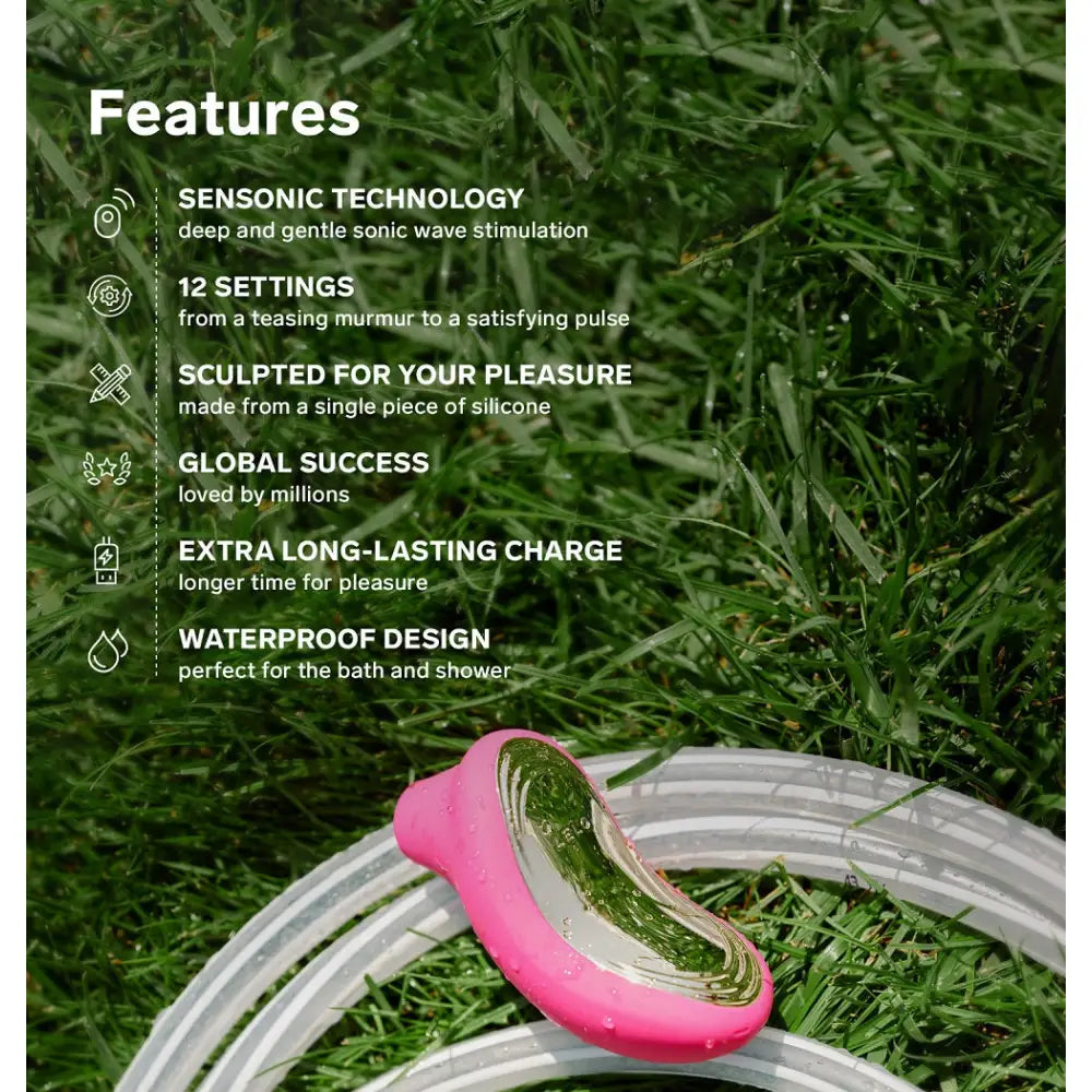 Lelo Sona 2 Sonic Clitoral Massager - Purple - Lelo Sona - Fast Shipping - Air Pulse and Suction Vibrators United Kingdom Stoke-on-trent