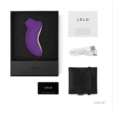 Lelo Sona 2 Sonic Clitoral Massager - Purple - Lelo Sona - Fast Shipping - Air Pulse and Suction Vibrators United Kingdom Stoke-on-trent