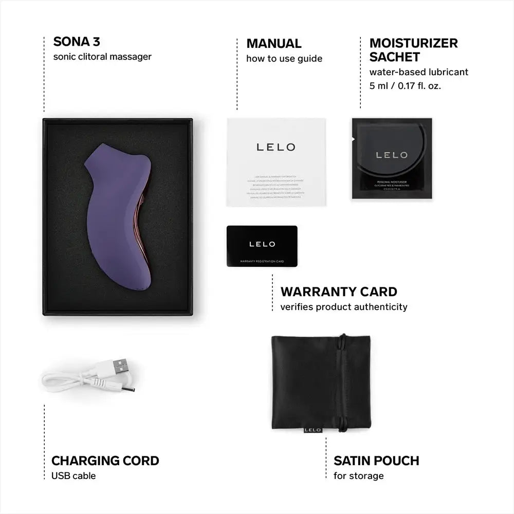 Lelo Sona 3 Clitoral Massager Cyber Purple - New Products – Latest Sex Toys & Adult Arrivals United Kingdom Stoke-on-trent