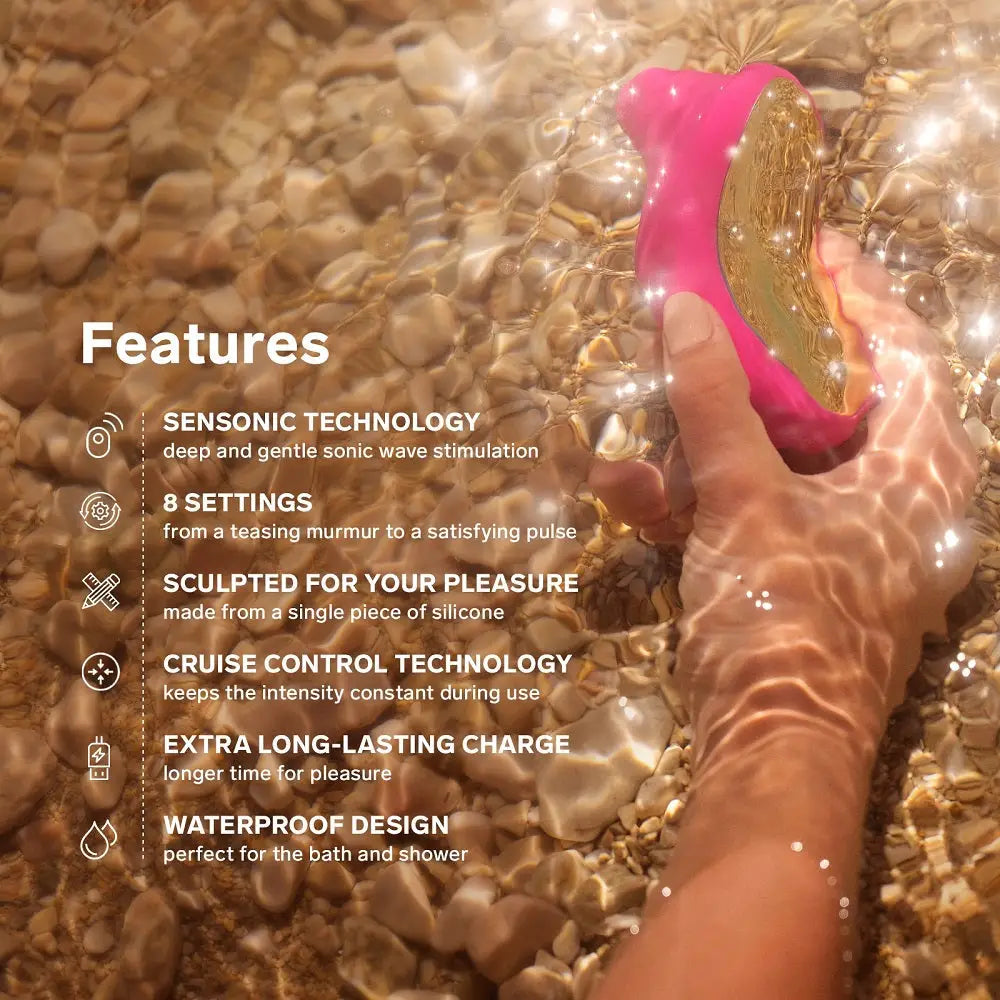 Lelo Sona Cruise Clitoral Massager Cerise - Lelo Sona - Fast Shipping - Vibrator United Kingdom Stoke-on-trent