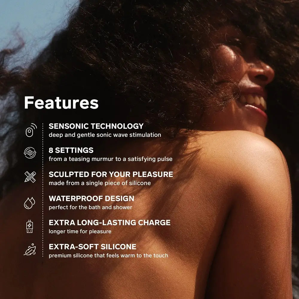 Lelo Sona Sonic Clitoral Massager - Black - Lelo Sona - Fast Shipping - Vibrator United Kingdom Stoke-on-trent