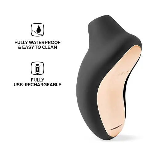 Lelo Sona Sonic Clitoral Massager - Black - Lelo Sona - Fast Shipping - Vibrator United Kingdom Stoke-on-trent