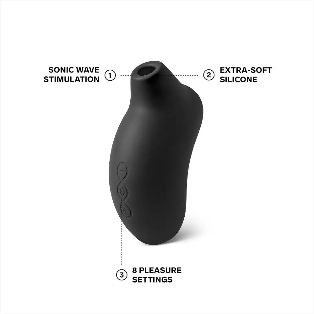 Lelo Sona Sonic Clitoral Massager - Black - Lelo Sona - Fast Shipping - Vibrator United Kingdom Stoke-on-trent