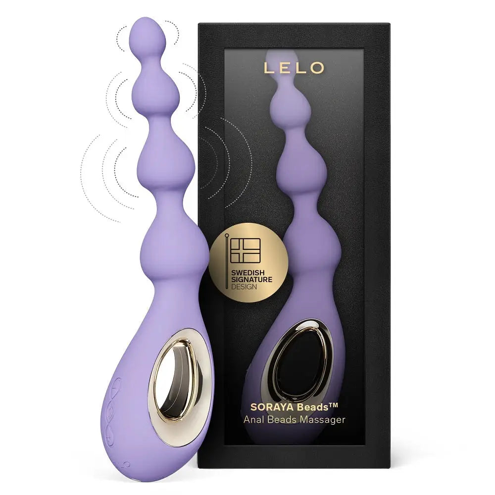 Lelo Soraya Anal Beads Violet Dusk - Lelo - Fast Shipping - Vibrator United Kingdom Stoke-on-trent