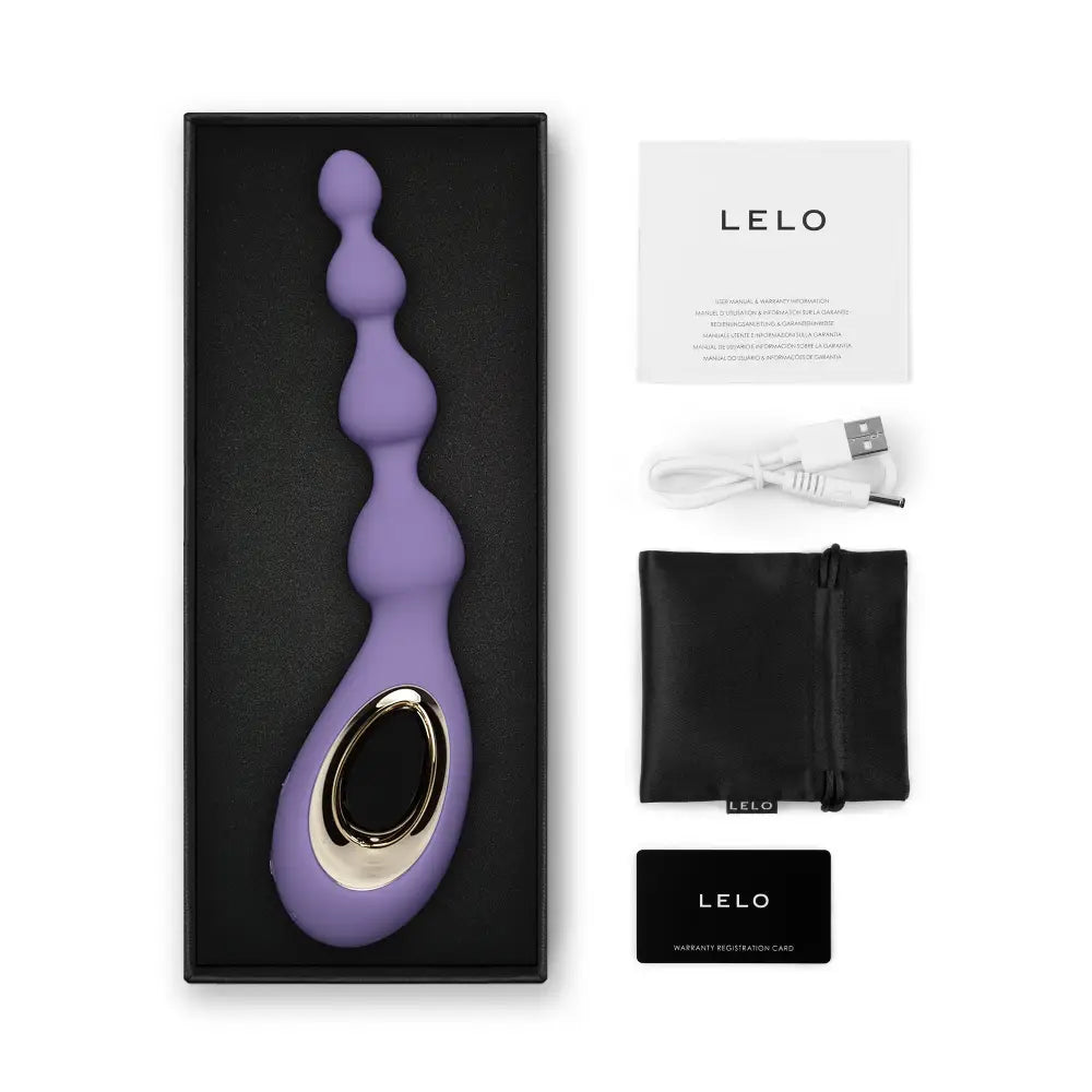 Lelo Soraya Anal Beads Violet Dusk - Lelo - Fast Shipping - Vibrator United Kingdom Stoke-on-trent