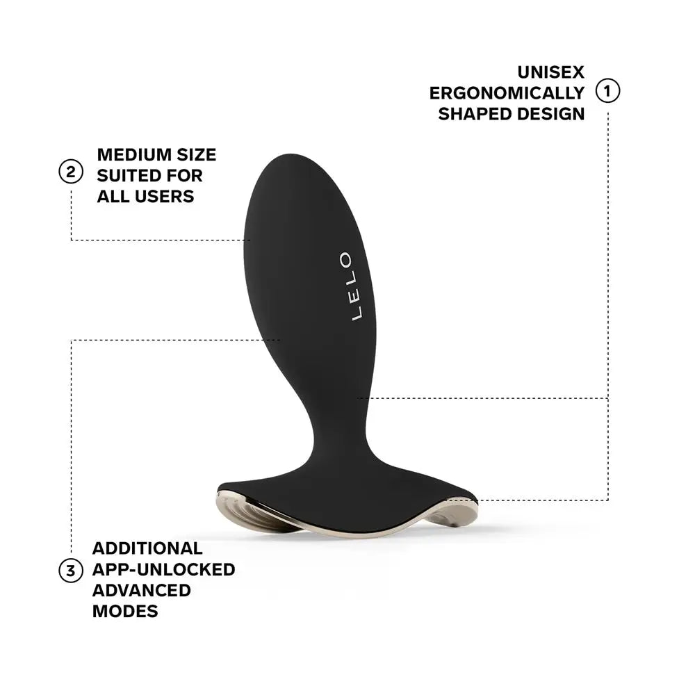 Lelo Surfer 2 Unisex Anal Vibrating Plug Black - Save 20% - Dildos United Kingdom Stoke-on-trent