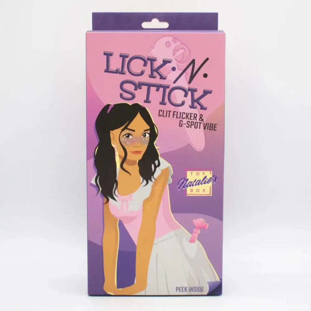 Lick N’ Stick Clit Flicker & G-spot Vibrator - G-spot - Fast Shipping - United Kingdom Stoke-on-trent