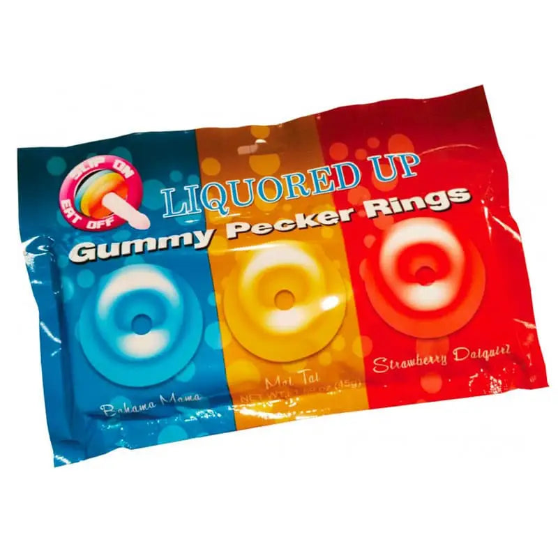 Liquored Up Gummy Pecker Cock Rings - Save 15% - Fast Shipping - Sale United Kingdom Stoke-on-trent