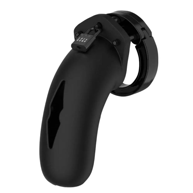 Lockdown Black Chastity Cage Large - Sex Toys - Save 15% - Fast Shipping - Sale United Kingdom Stoke-on-trent